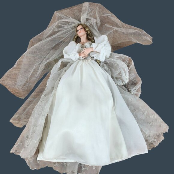 Rapunzel Bride Porcelain Collectible Doll By Ashton-Drake Galleries 18" - Picture 1 of 11